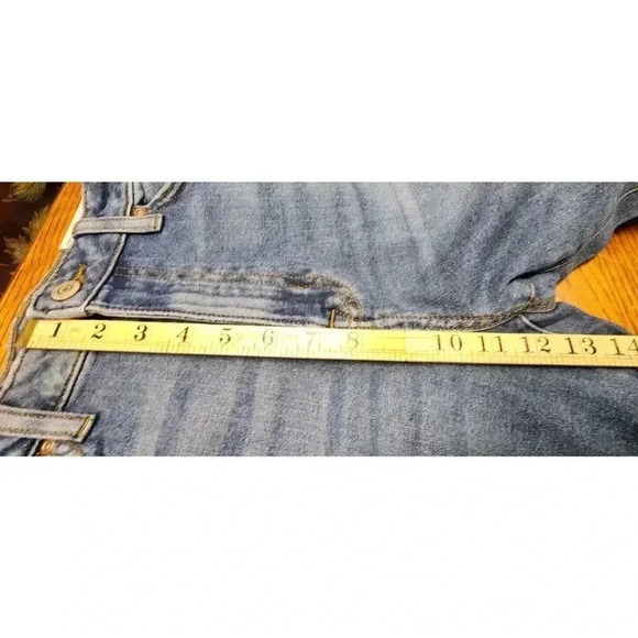 NWT Sonoma Vintage Style Blue Jeans Straight Hi Rise Size 14 - Picture 7 of 8